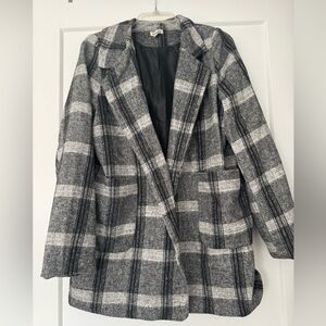 Heavy Plaid Coat